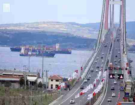 Longest suspension bridge - Canakkale bridge