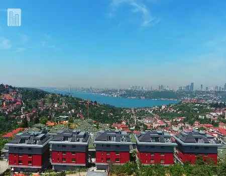 Bosphorus view apartments for sale in Istanbul - Cihannuma Cengelkoy 